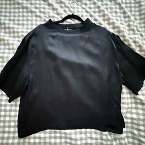 Anine Bing | Imogen T-Shirt | Large | Black | NWT